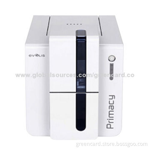 Evolis primacy plastic ID card ribbon printer, dual-sided card printer